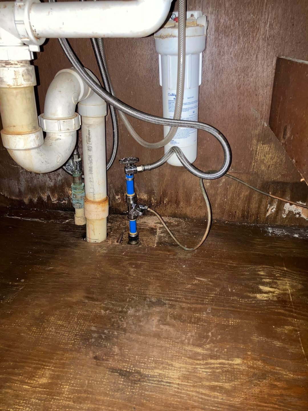 plumbing after repairs