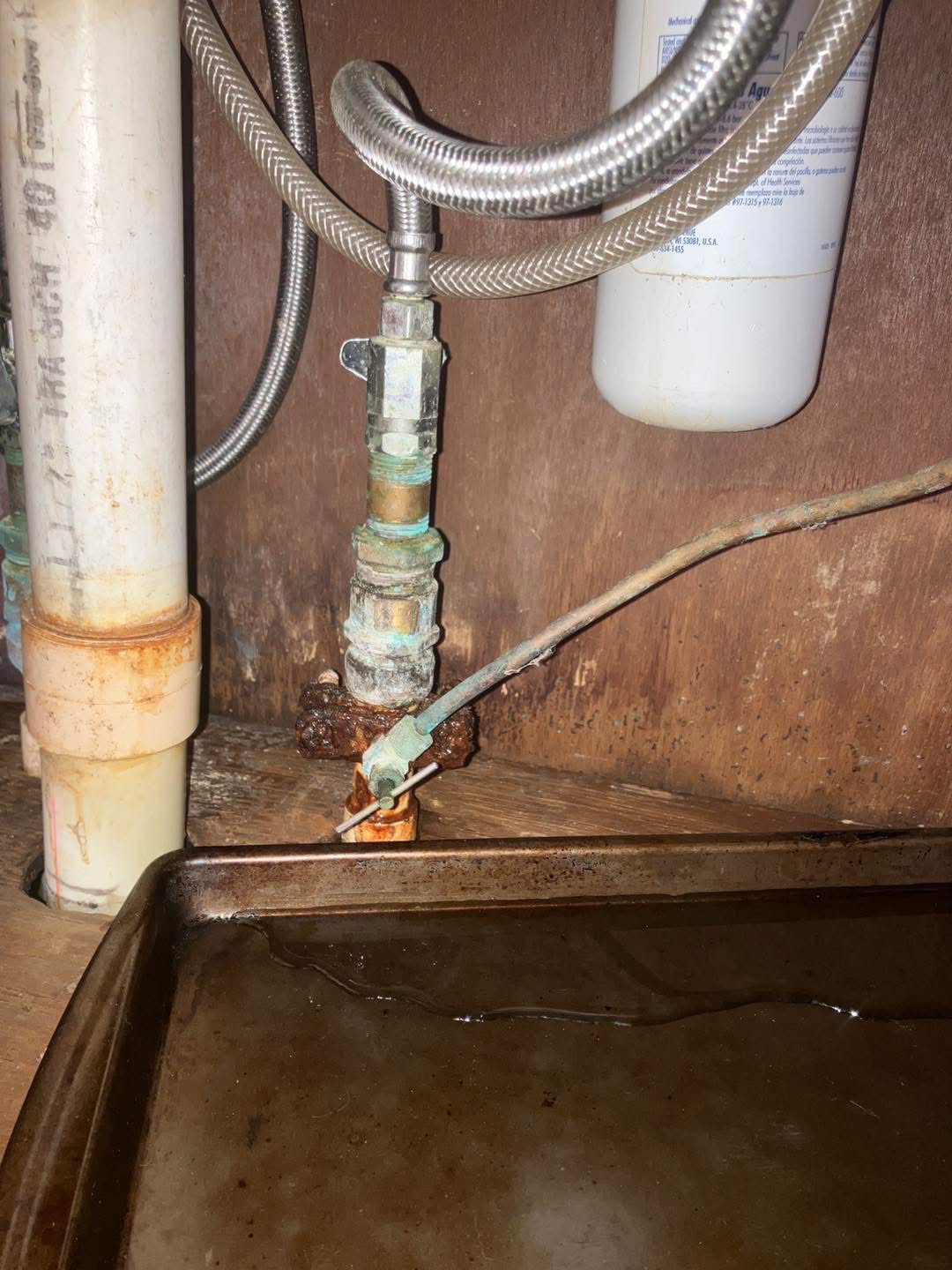 plumbing before repairs